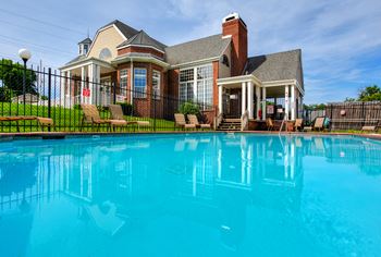 Large outdoor pool located at the clubhouse